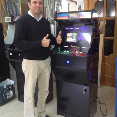 Máquina arcade homenaje Marvel