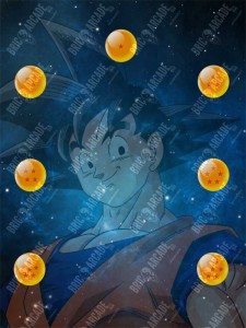 Pie Monedero Goku